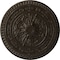 Ekena Millwork Naple Ceiling Medallion (Fits Canopies up to 3 3/8"), Hand-Painted Stone Hearth, 37 1/2"OD x 3 3/8"P CM37NASHF - alternate 1